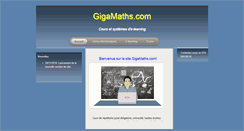 Desktop Screenshot of gigamaths.com